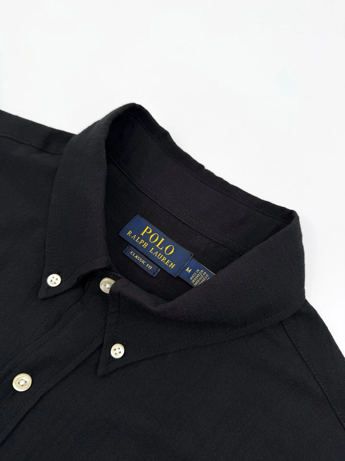 P420 Ralph Lauren/Ralph Lauren classic logo embroidered linen shirt [ready in stock] S M L XL